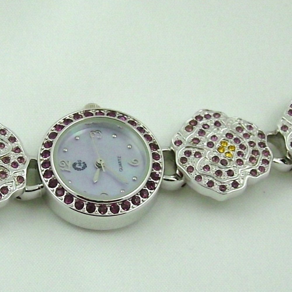 Maryellen Gor Crystal Floral Watch - Picture 3 of 7